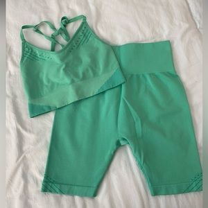 Sports Bra & Biker Shorts